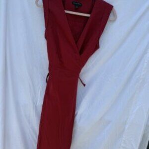 NWOT Banana Republic Elegant wrap dress, linen blend . Discounted shipping